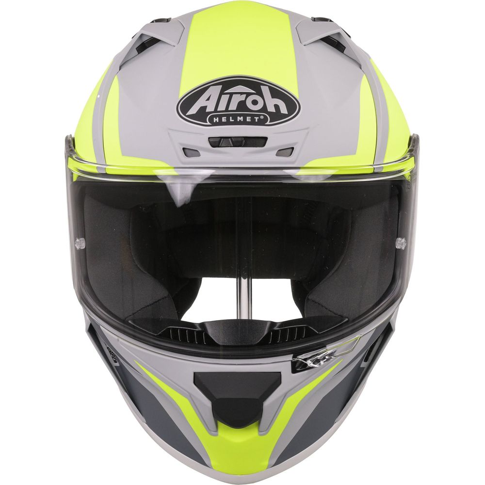 Airoh Valor Full Face Helmet Matt Wings Fluo Yellow FREE 1 YEAR Returns, FREE UK Delivery | ThrottleChimp