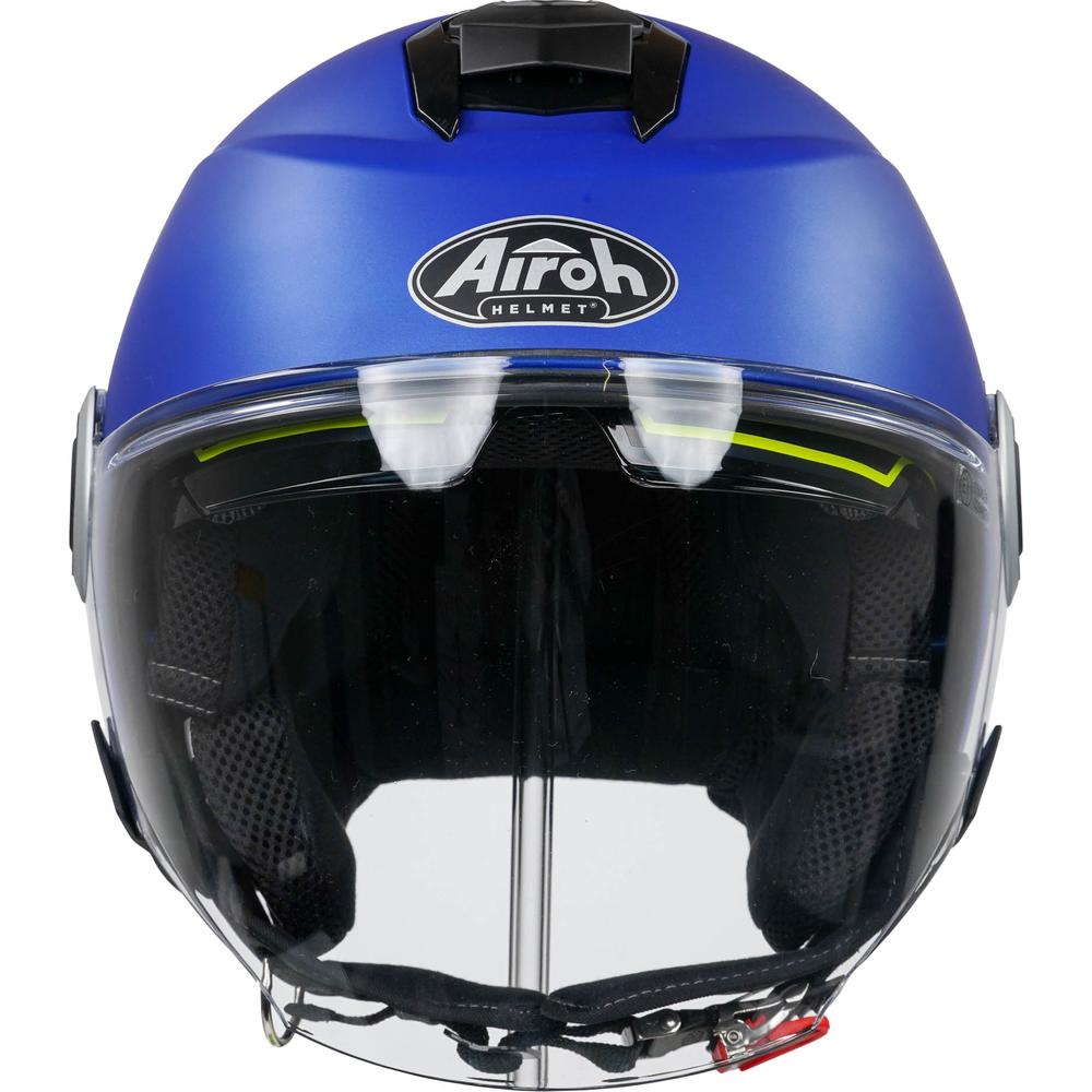 Airoh Helios Urban Jet Open Face Helmet Matt Blue - ThrottleChimp