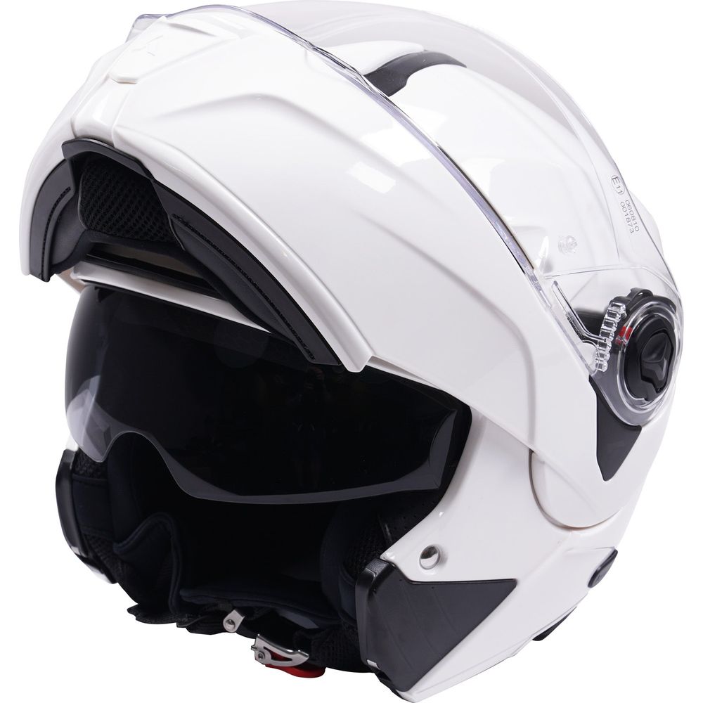 Airoh Specktre Flip-Up Helmet Gloss White - ThrottleChimp