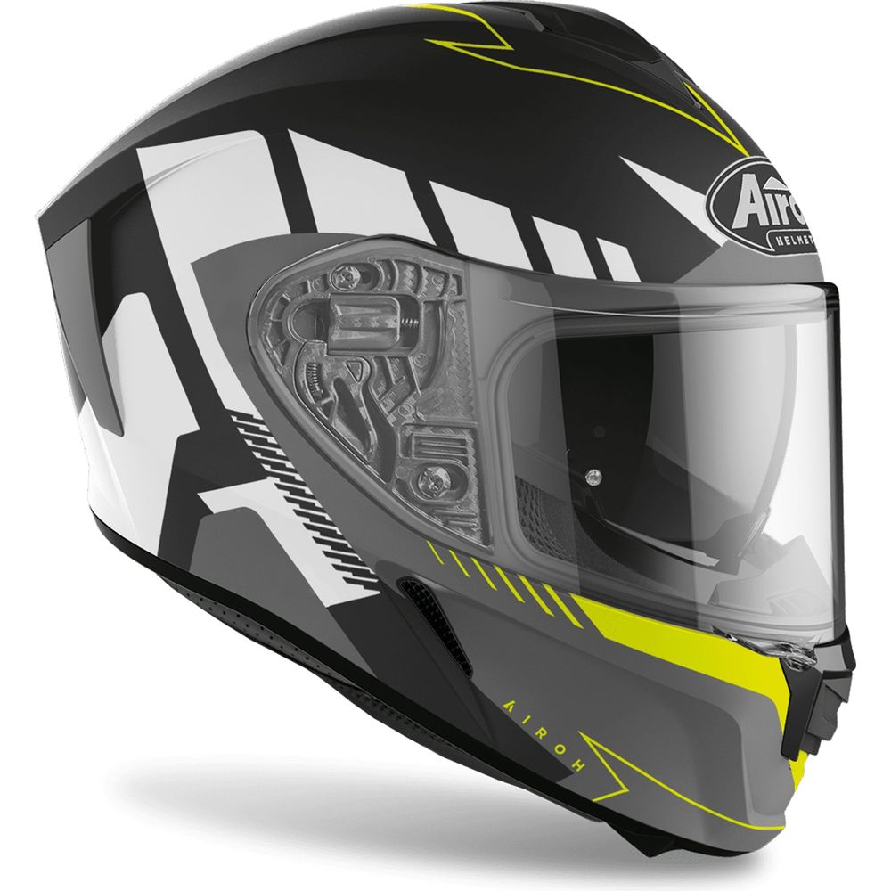 Airoh Spark Rise Full Face Helmet Matt Black (Image 2) - ThrottleChimp