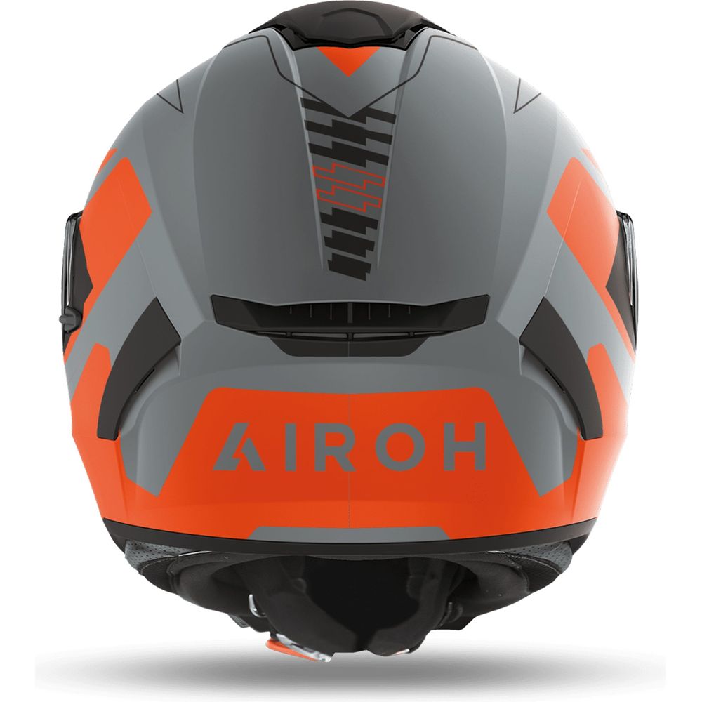 Airoh Spark Rise Full Face Helmet Matt Orange (Image 3) - ThrottleChimp