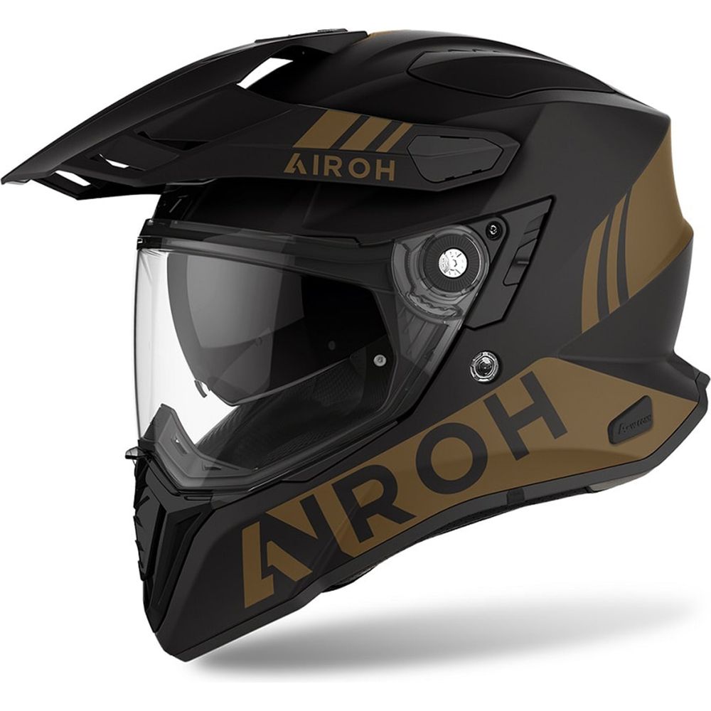 Airoh Commander Adventure Helmet Matt Gold - ThrottleChimp