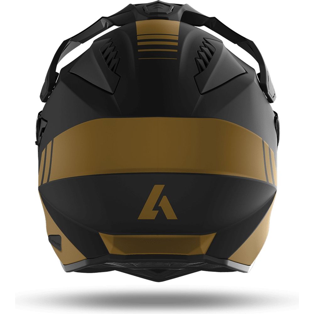 Airoh Commander Adventure Helmet Matt Gold (Image 3) - ThrottleChimp