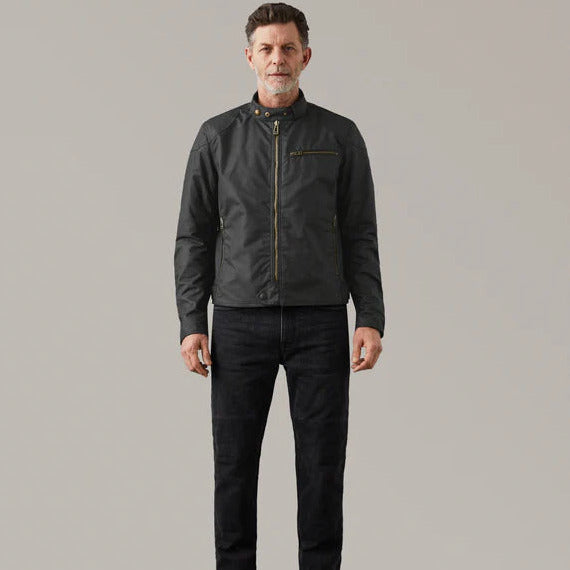 Belstaff Ariel Waxed Cotton Jacket Black (Image 4) - ThrottleChimp