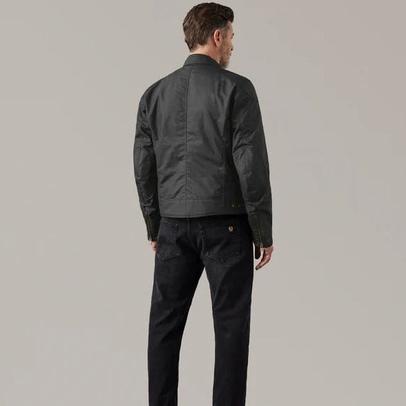 Belstaff Ariel Waxed Cotton Jacket Black (Image 3) - ThrottleChimp