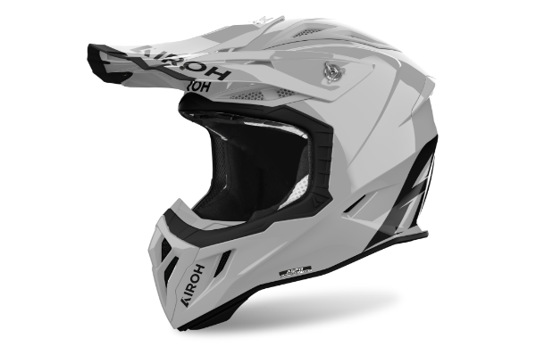 Airoh Aviator Ace 2 MX Helmet Gloss Cement Grey FREE 1 YEAR Returns, FREE UK Delivery | ThrottleChimp