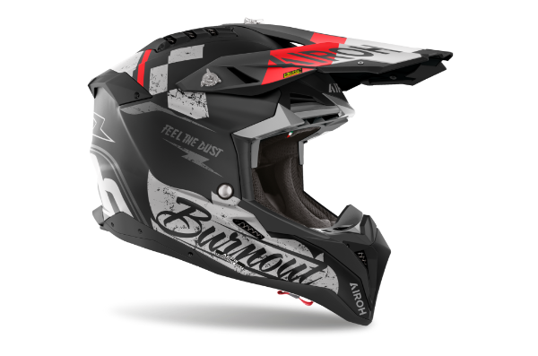 Airoh Aviator 3 MX Helmet Matt Burnout FREE 1 YEAR Returns, FREE UK Delivery | ThrottleChimp