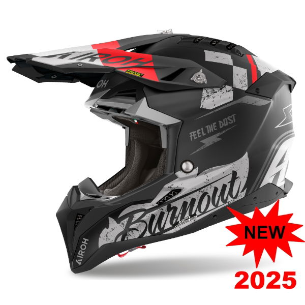 Airoh Aviator 3 MX Helmet Matt Burnout FREE 1 YEAR Returns, FREE UK Delivery | ThrottleChimp