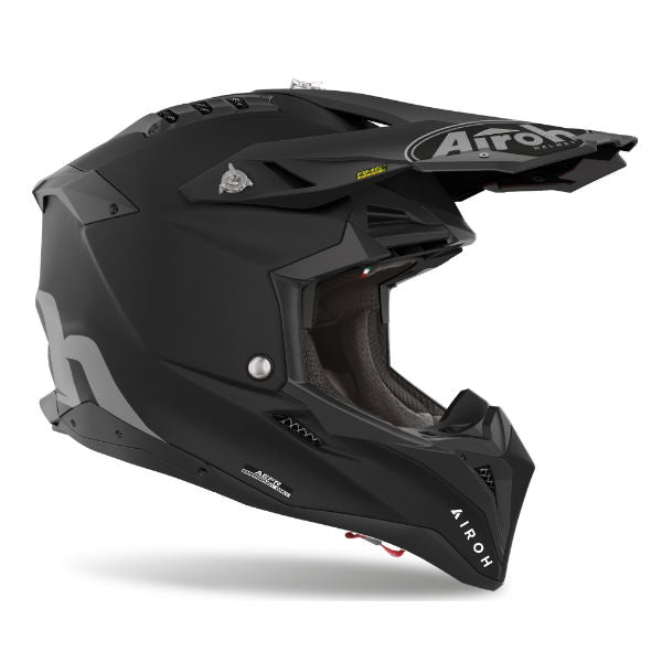 Airoh Aviator 3 Color MX Helmet Matt Black FREE 1 YEAR Returns, FREE UK Delivery | ThrottleChimp