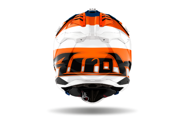 Airoh Aviator 3 Monarch MX Helmet Gloss Orange FREE 1 YEAR Returns, FREE UK Delivery | ThrottleChimp