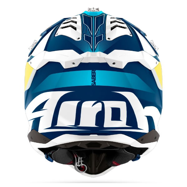 Airoh Aviator 3 Saber MX Helmet Matt Blue FREE 1 YEAR Returns, FREE UK Delivery | ThrottleChimp