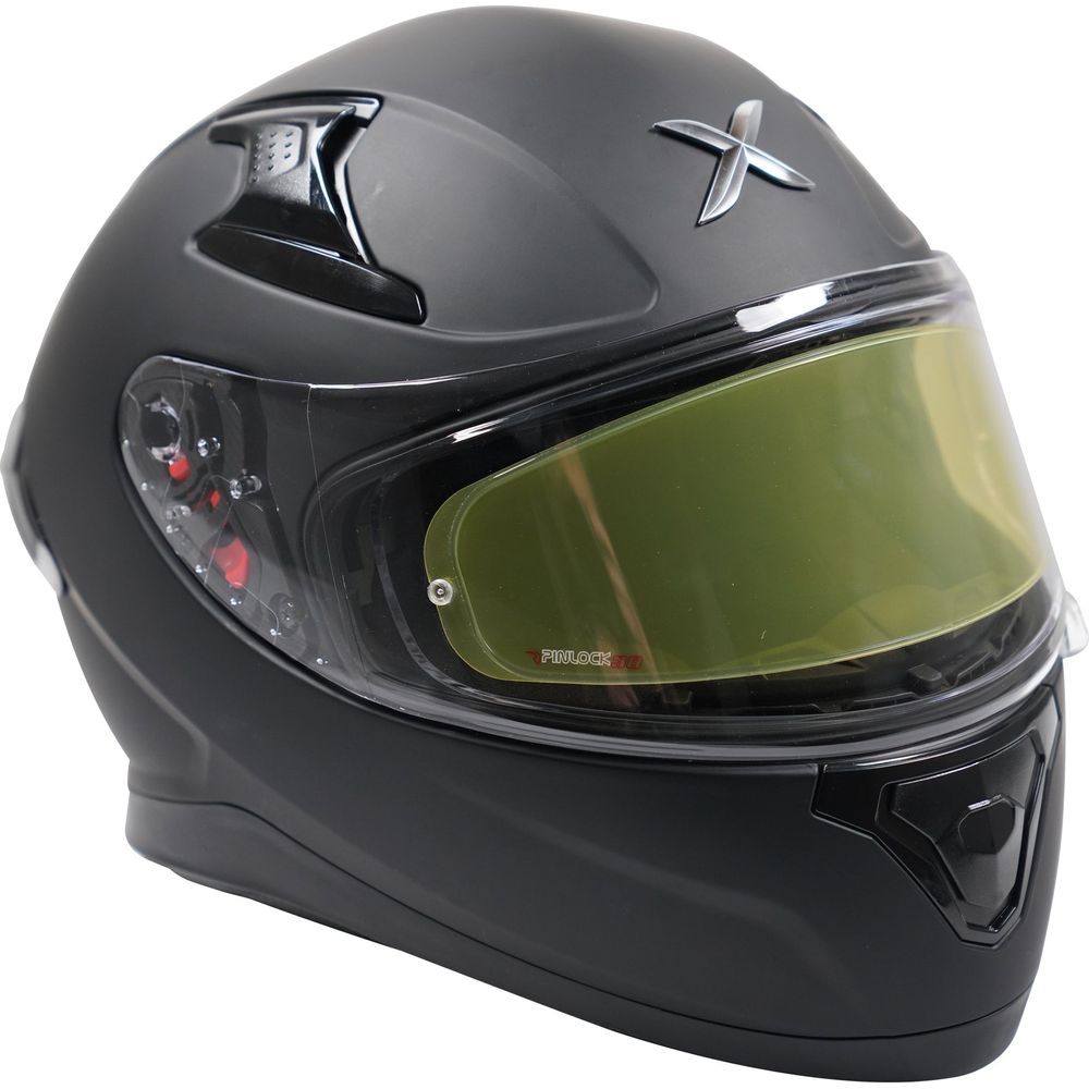 Axor Apex Full Face Helmet Matt Black (Image 2) - ThrottleChimp