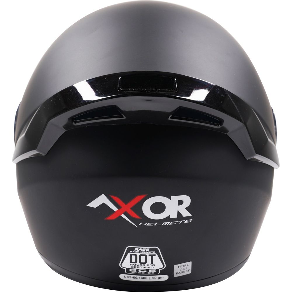 Axor Rage Full Face Helmet Matt Black (Image 6) - ThrottleChimp