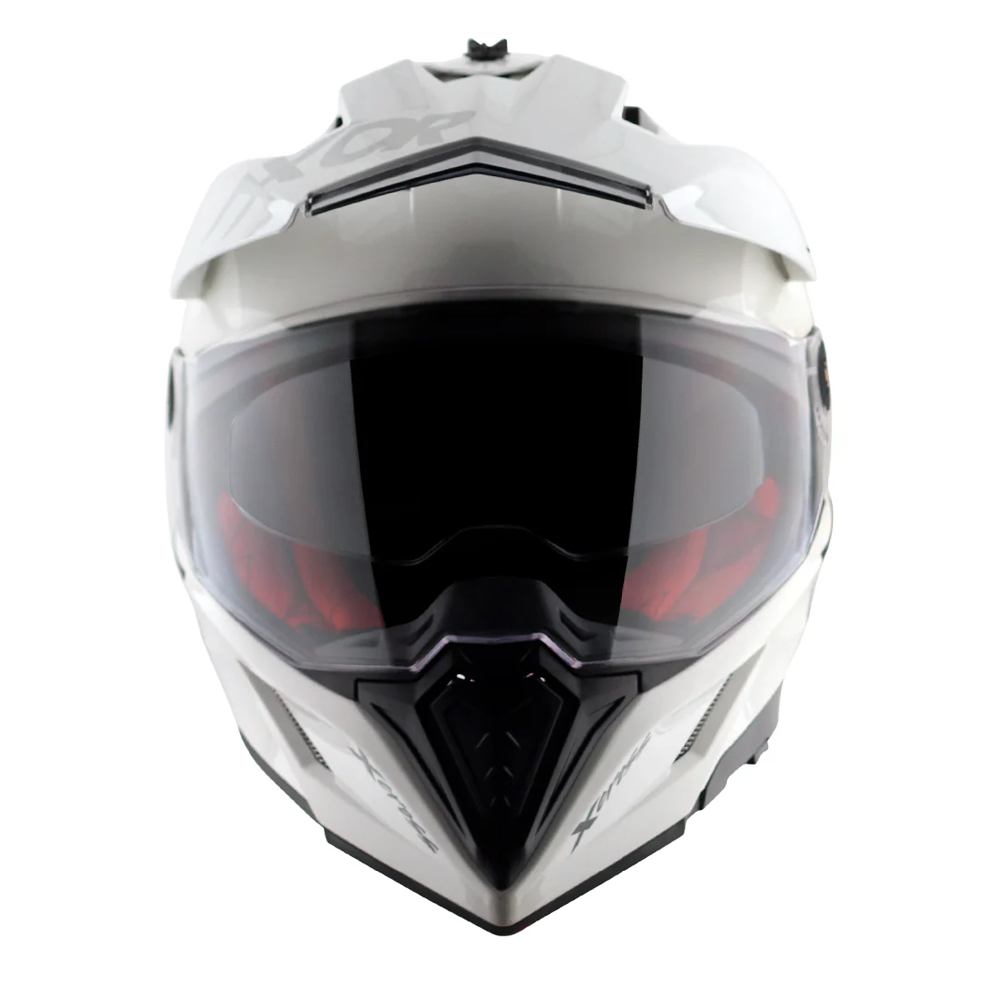 Axor X-Cross Adventure Helmet Gloss White  FREE 1 YEAR Returns, FREE UK Delivery | ThrottleChimp