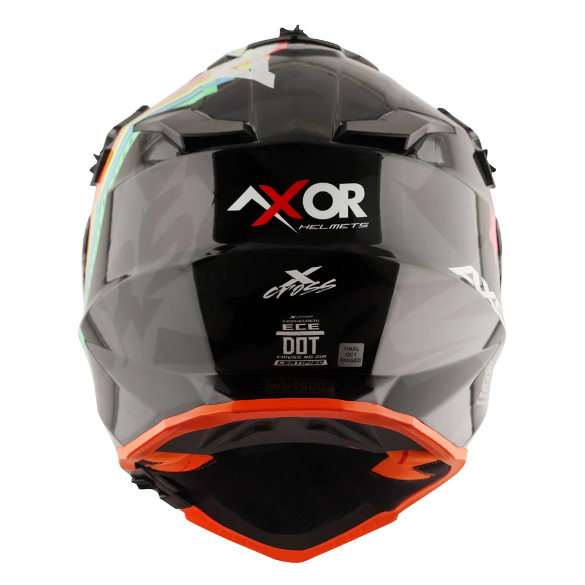 Axor X-Cross Adventure Helmet Black / Gloss Grey  FREE 1 YEAR Returns, FREE UK Delivery | ThrottleChimp