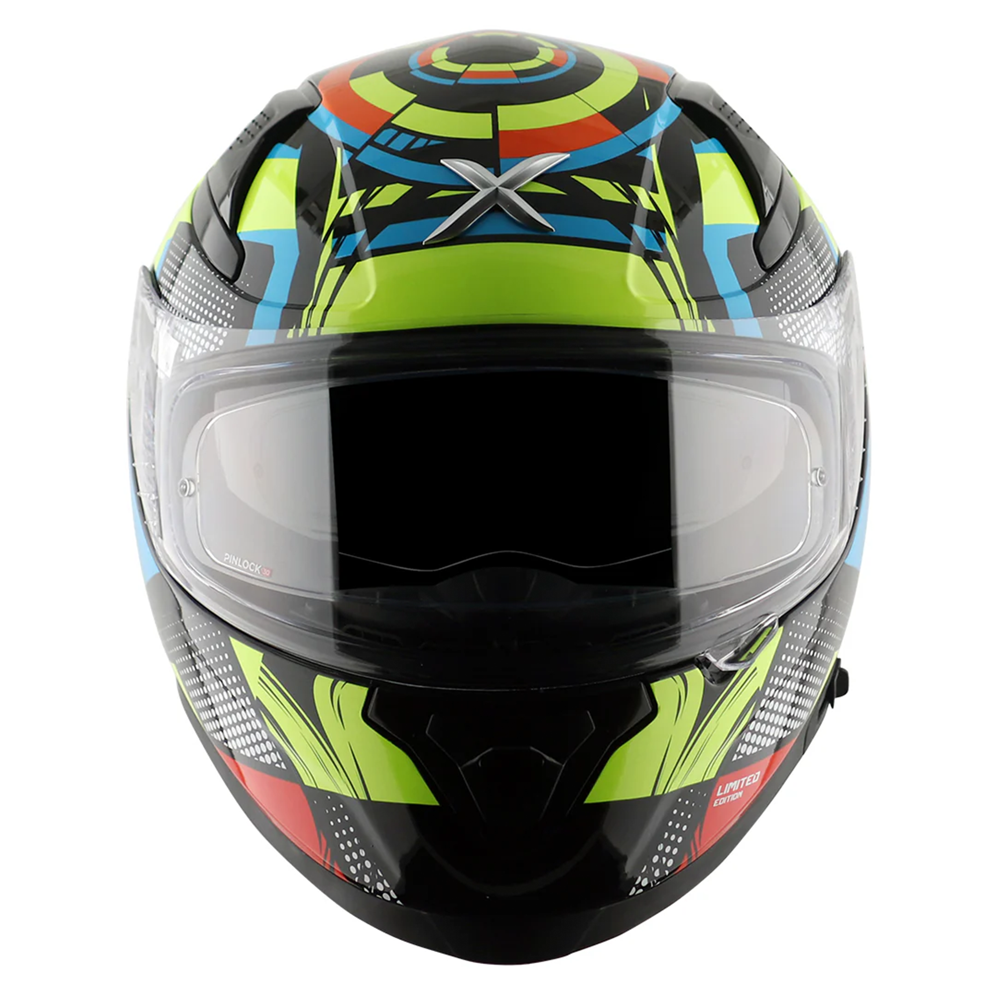 Axor Apex Full Face Helmet Vivid Gloss Black / Neon Yellow  FREE 1 YEAR Returns, FREE UK Delivery | ThrottleChimp