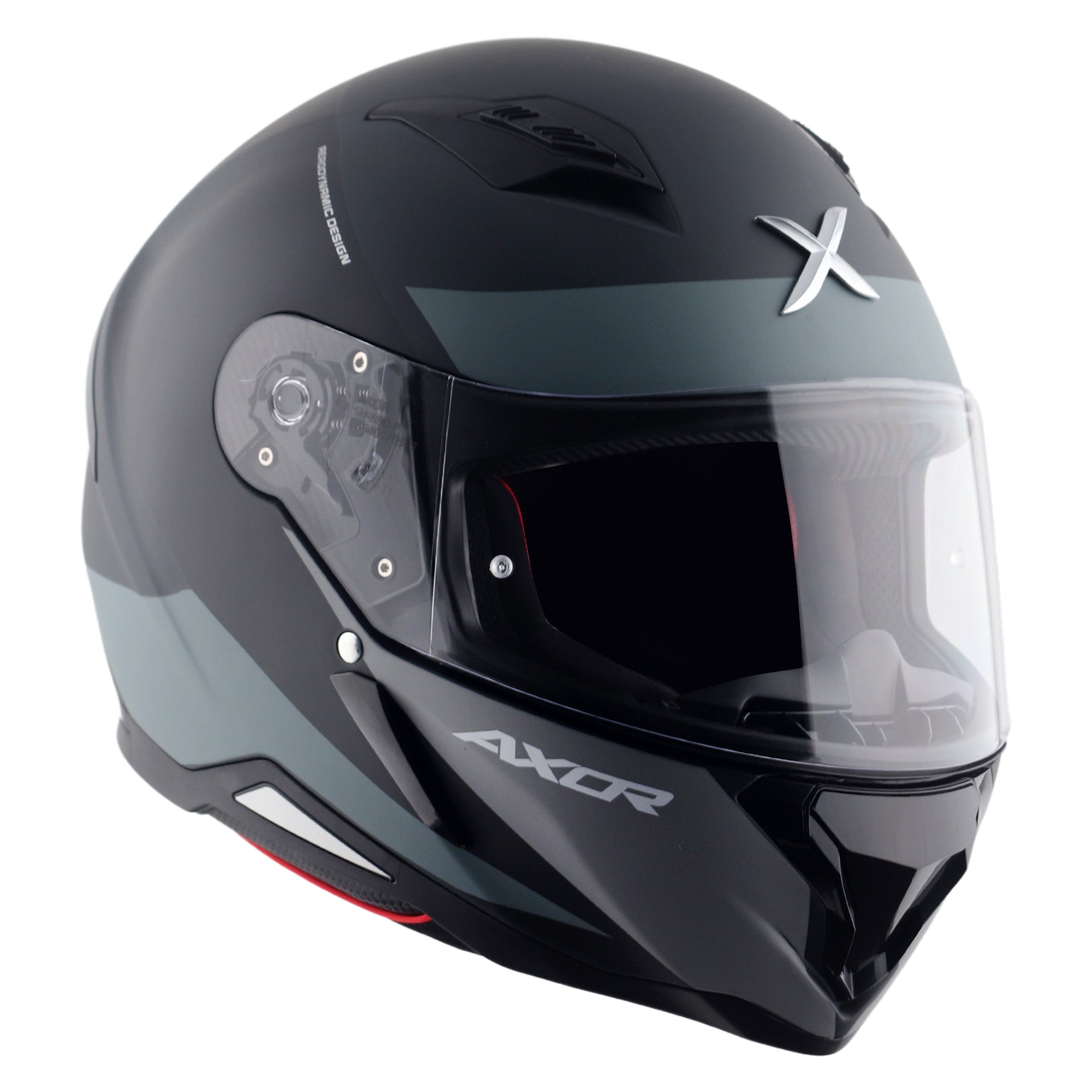 Axor Hunter SH890 Full Face Helmet Turbo Matt Black / Grey  FREE 1 YEAR Returns, FREE UK Delivery | ThrottleChimp