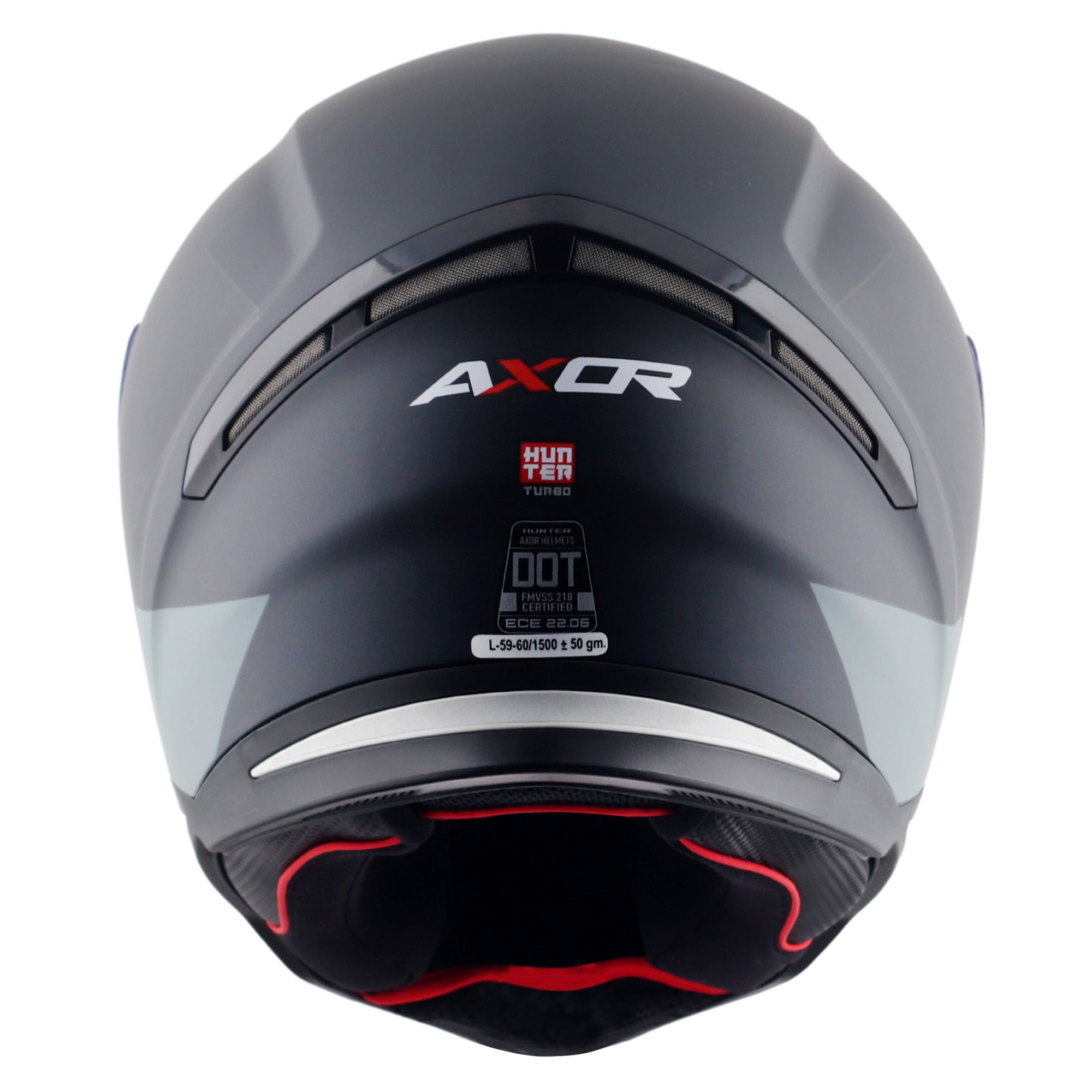 Axor Hunter SH890 Full Face Helmet Turbo Matt Black / Grey  FREE 1 YEAR Returns, FREE UK Delivery | ThrottleChimp