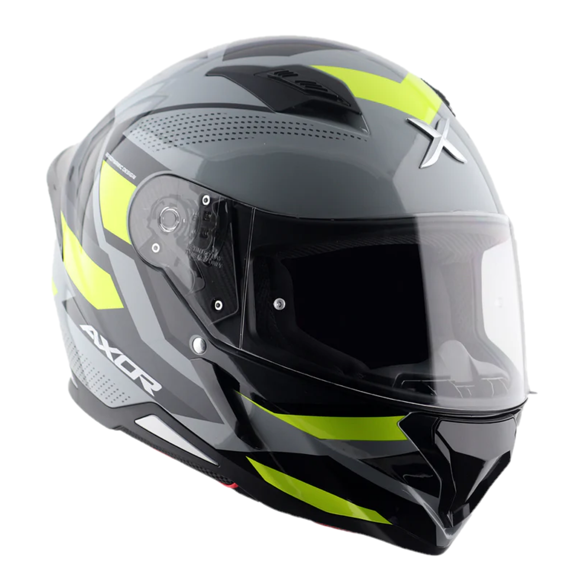 Axor Hunter SH890 Full Face Helmet Cornet Gloss Black / Neon Yellow  FREE 1 YEAR Returns, FREE UK Delivery | ThrottleChimp