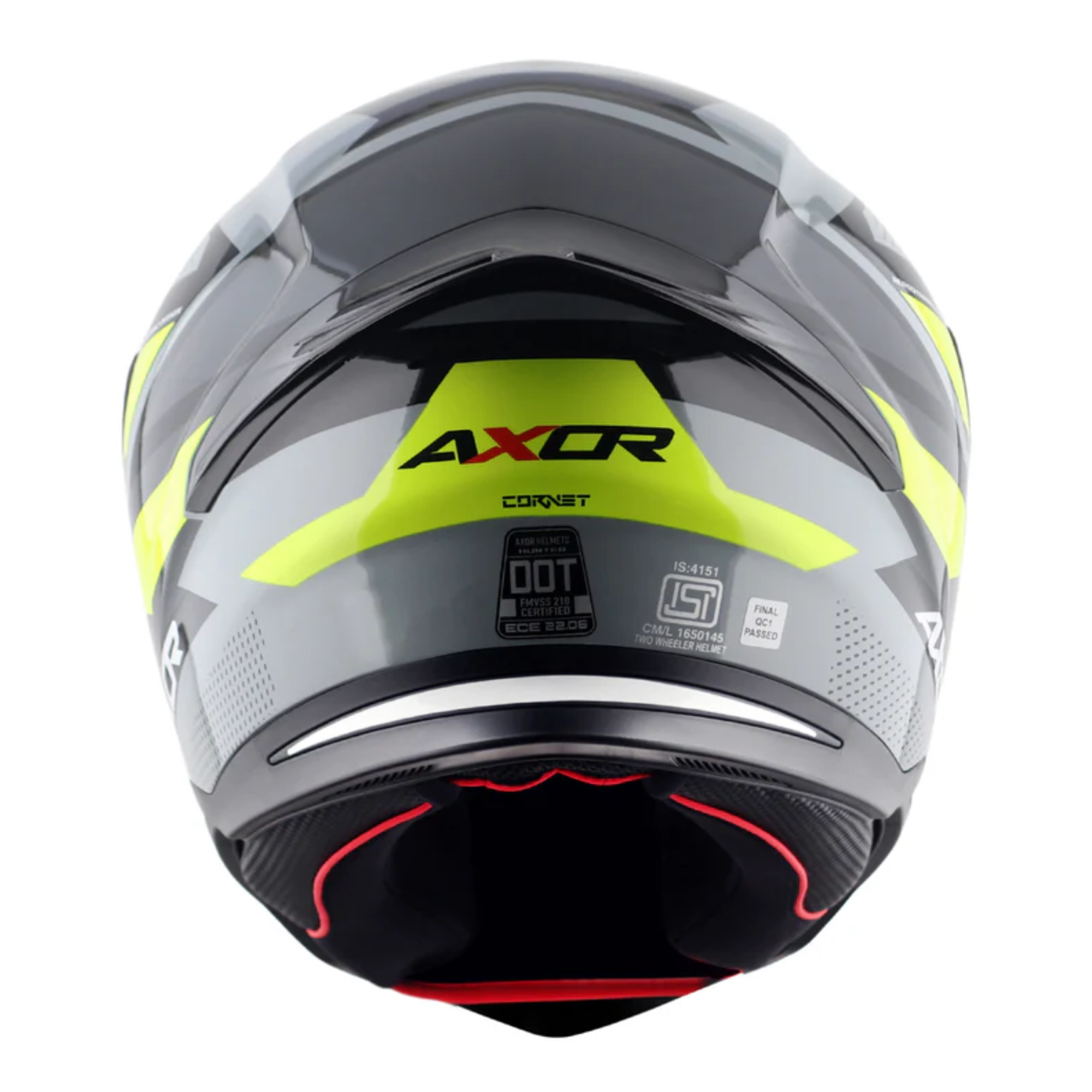 Axor Hunter SH890 Full Face Helmet Cornet Gloss Black / Neon Yellow  FREE 1 YEAR Returns, FREE UK Delivery | ThrottleChimp