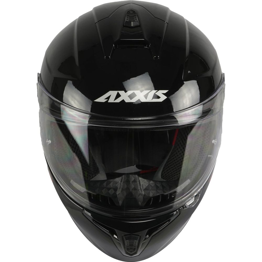 Axxis Draken S Solid A1 Full Face Helmet Gloss Black (Image 3) - ThrottleChimp