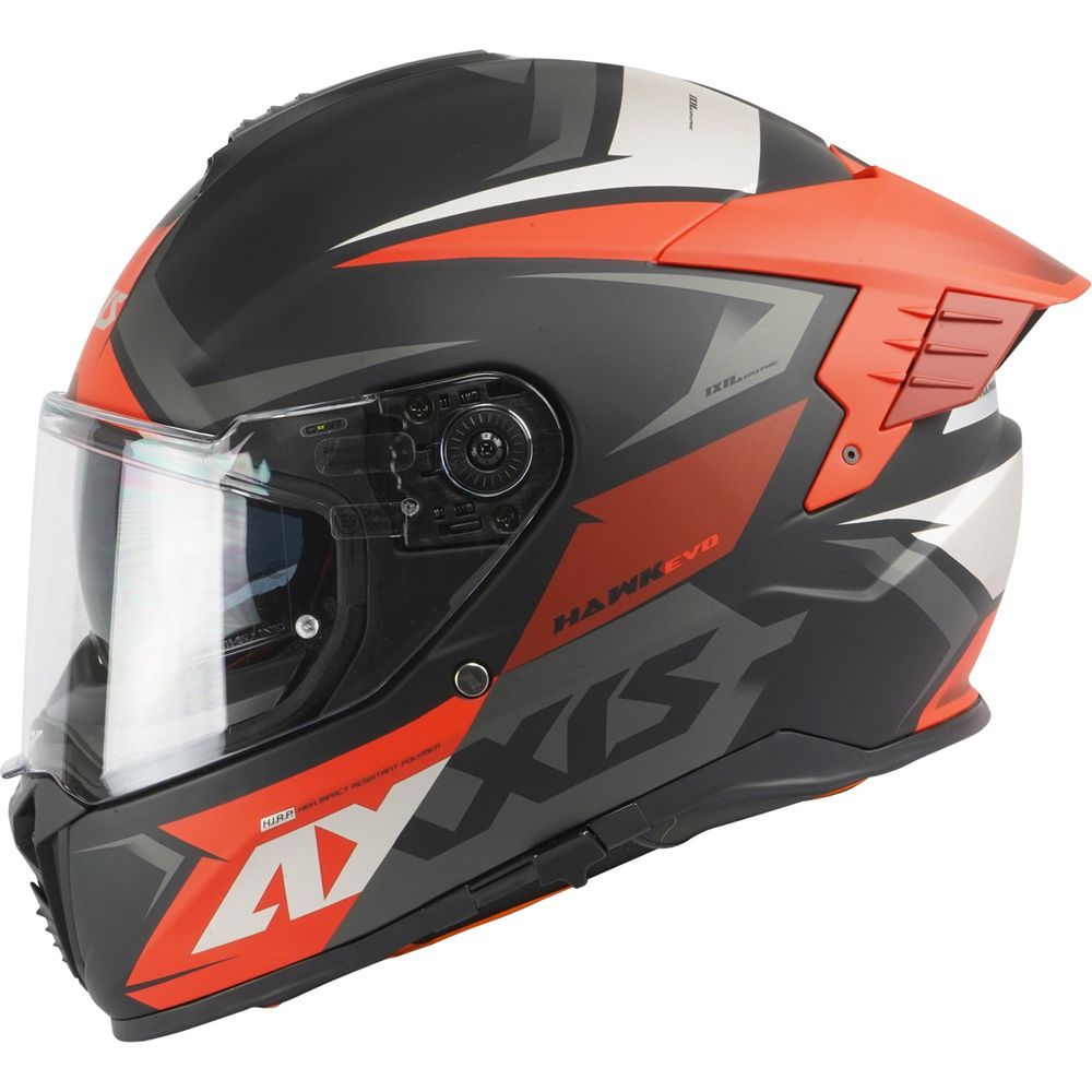 Axxis Hawk Evo SV Ixil B15 Full Face Helmet Matt Red (Image 2) - ThrottleChimp