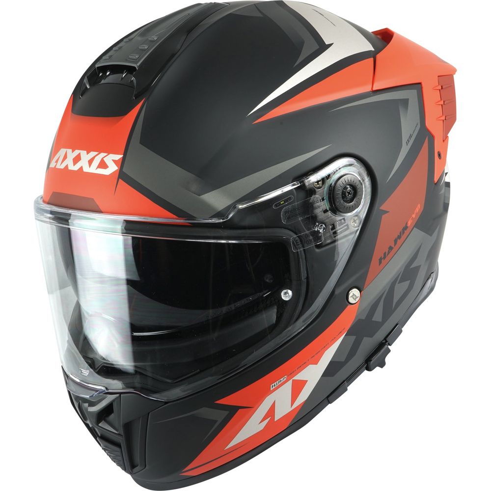 Axxis Hawk Evo SV Ixil B15 Full Face Helmet Matt Red FREE 1 YEAR Returns, FREE UK Delivery | ThrottleChimp