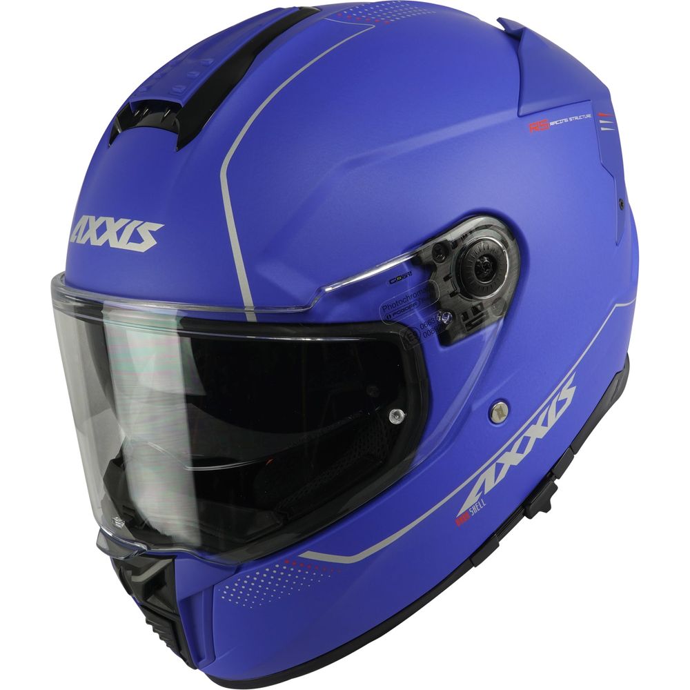 Axxis Hawk Evo SV Solid A7 Full Face Helmet Matt Blue FREE 1 YEAR Returns, FREE UK Delivery | ThrottleChimp