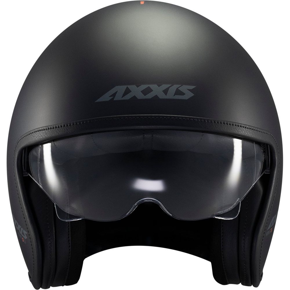 Axxis Hornet S SV Solid A1 Open Face Helmet Matt Black FREE 1 YEAR Returns, FREE UK Delivery | ThrottleChimp