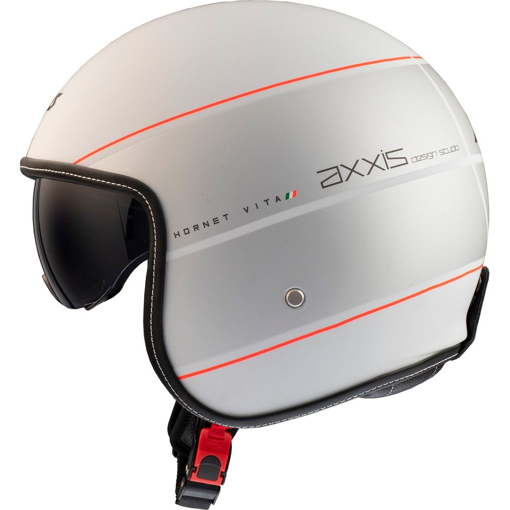 Axxis Hornet SV Vita A2 Open Face Helmet Matt Grey (Image 2) - ThrottleChimp