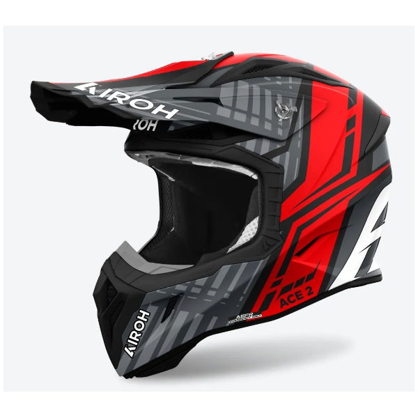 Airoh Aviator Ace 2 Proud MX Helmet Matt Red FREE 1 YEAR Returns, FREE UK Delivery | ThrottleChimp