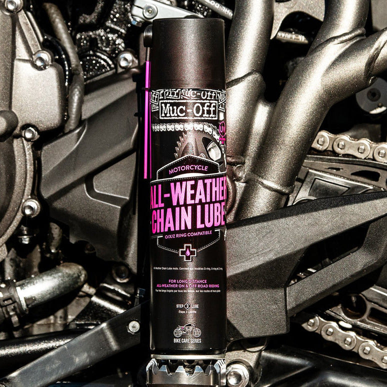 Muc-Off All Weather Motorcycle Chain Lube - 400ml (Image 2) - ThrottleChimp