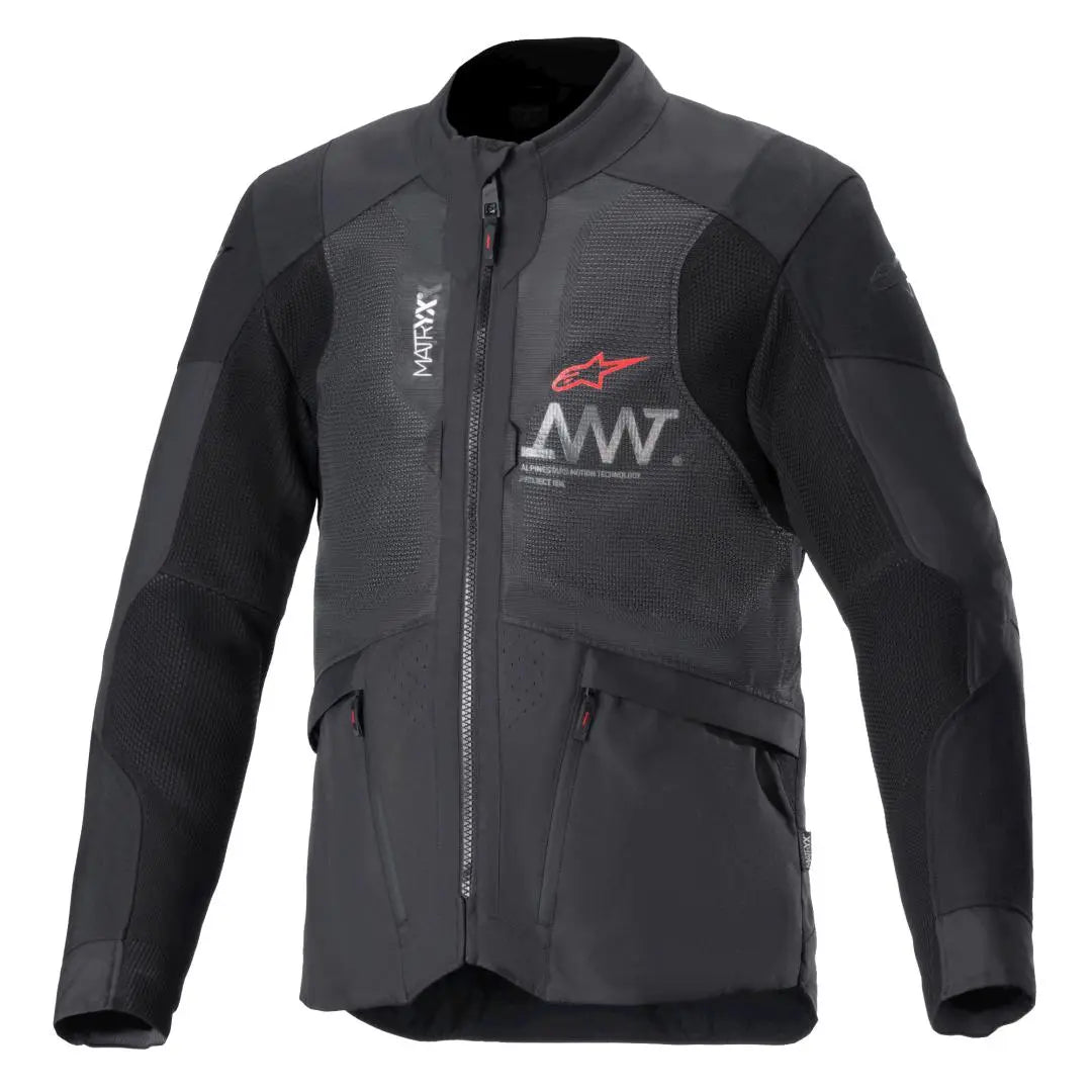 Alpinestars AMT-7 Air Textile Jacket Black / Dark Shadow FREE 1 YEAR Returns, FREE UK Delivery | ThrottleChimp