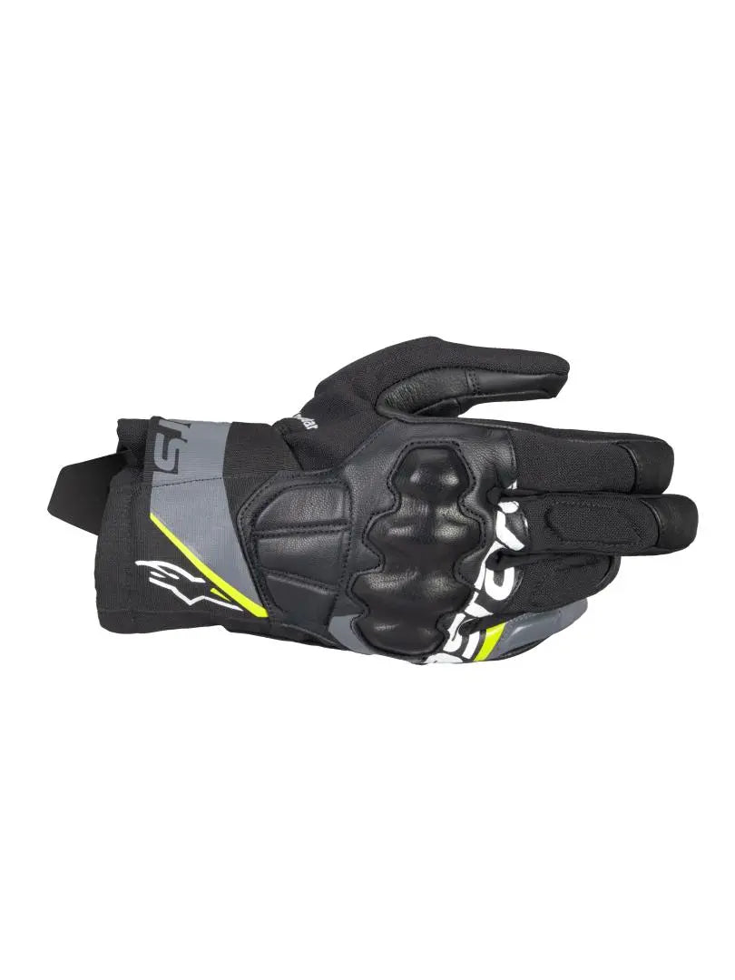 Alpinestars Corozal V3 Drystar Gloves Black / Deep Grey / Fluo Yellow FREE 1 YEAR Returns, FREE UK Delivery | ThrottleChimp