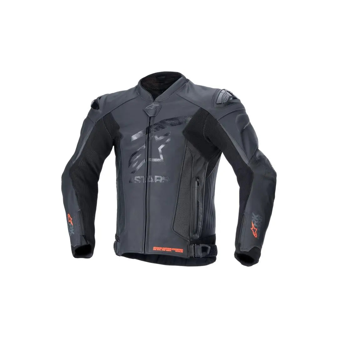 Alpinestars GP Plus R V4 Rideknit Leather Jacket Black / Black FREE 1 YEAR Returns, FREE UK Delivery | ThrottleChimp