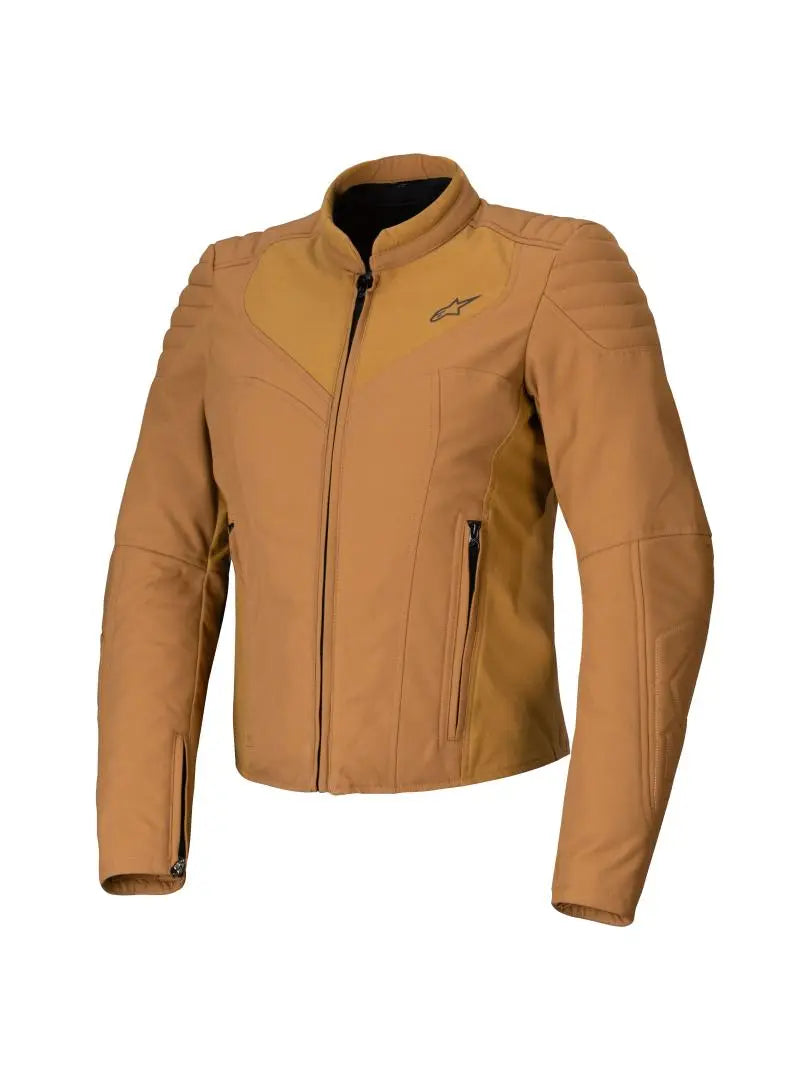 Alpinestars Isla WR Ladies Textile Jacket Utility Brown / Light Gold FREE 1 YEAR Returns, FREE UK Delivery | ThrottleChimp