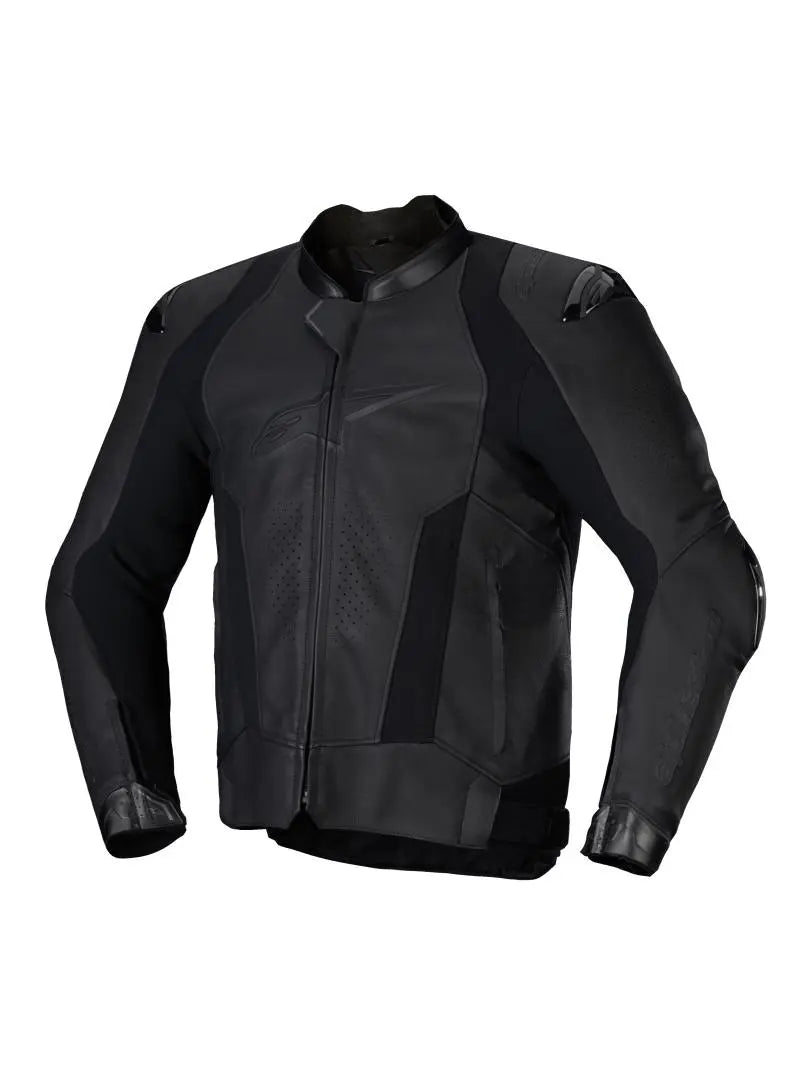 Alpinestars Missile V3 Leather Jacket Black / Black FREE 1 YEAR Returns, FREE UK Delivery | ThrottleChimp