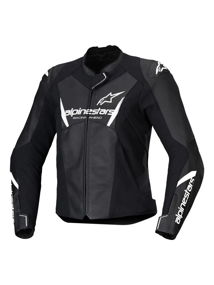 Alpinestars Stella Faster V3 Ladies Leather Jacket Black / White FREE 1 YEAR Returns, FREE UK Delivery | ThrottleChimp