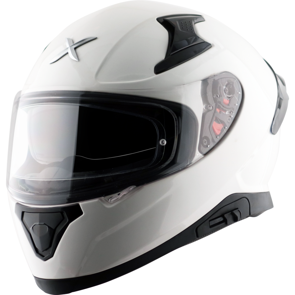 Axor Apex Full Face Helmet Gloss White - ThrottleChimp