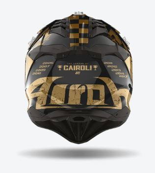 Airoh Aviator 3 Legend  MX Helmet Gloss Chrome FREE 1 YEAR Returns, FREE UK Delivery | ThrottleChimp