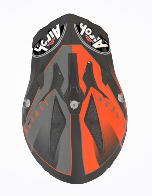 Airoh Aviator Ace Amaze MX Helmet Matt Orange FREE 1 YEAR Returns, FREE UK Delivery | ThrottleChimp