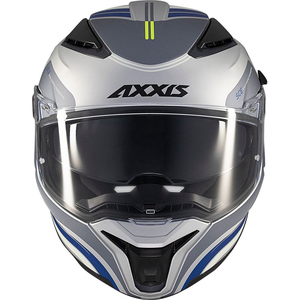 Axxis Panther SV Tribute C2 Full Face Helmet Matt Grey (Image 3) - ThrottleChimp