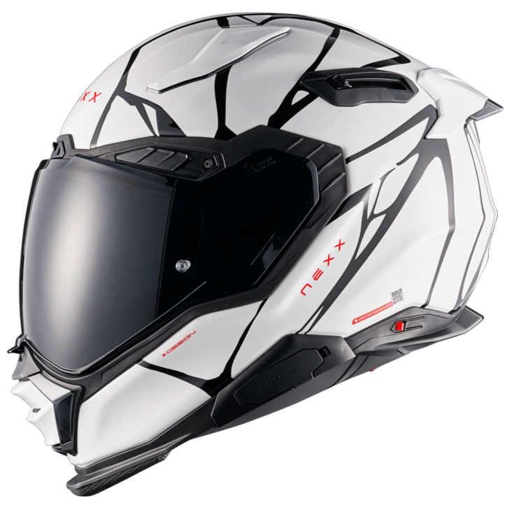 Nexx X.WST3 B-Side Full Face Helmet White / Black FREE 1 YEAR Returns, FREE UK Delivery | ThrottleChimp