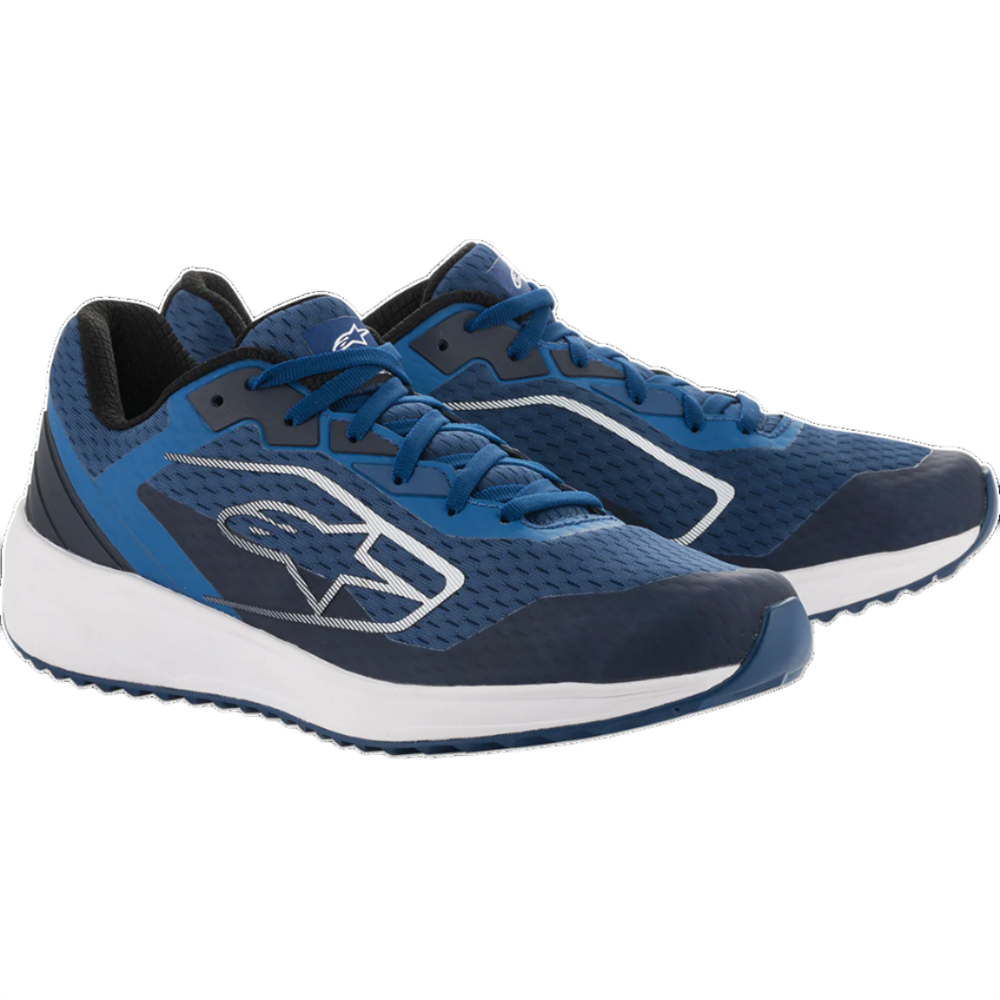 Alpinestars Meta Road Shoes Blue / White - ThrottleChimp