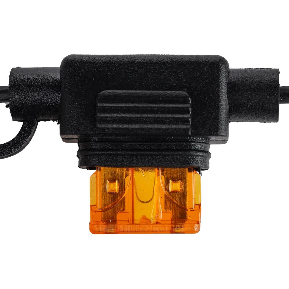 Bike It Battery Charging Lead With 5A Fuse & Tamiya Waterproof Connector [+ Round / - Square terminals] (Image 2) - ThrottleChimp