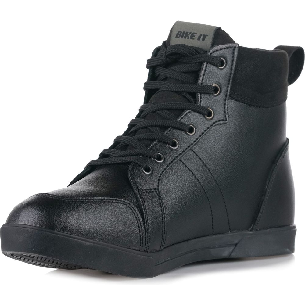 Bike It Sneeka Low-Cut Waterproof Leather Boots Black (Image 5) - ThrottleChimp