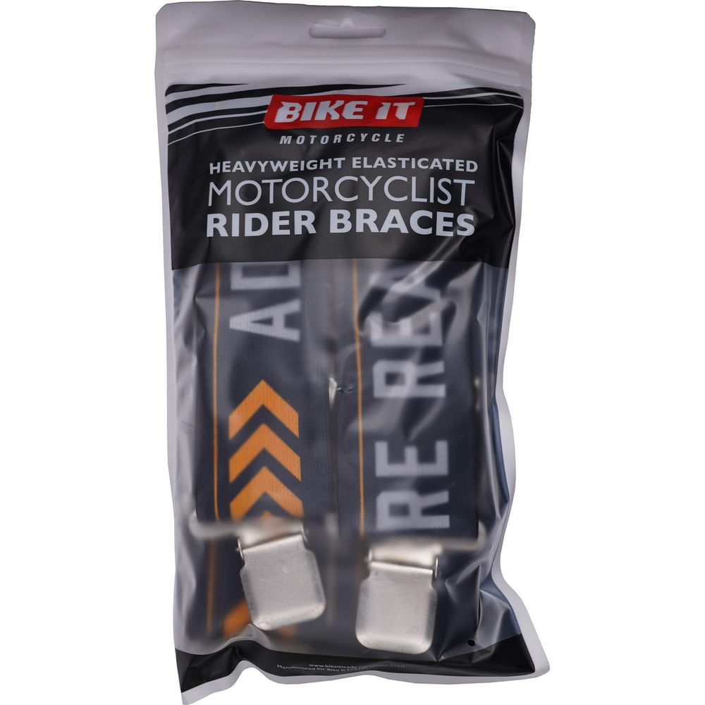 Bike It Adventure Rider Braces Orange (Image 3) - ThrottleChimp