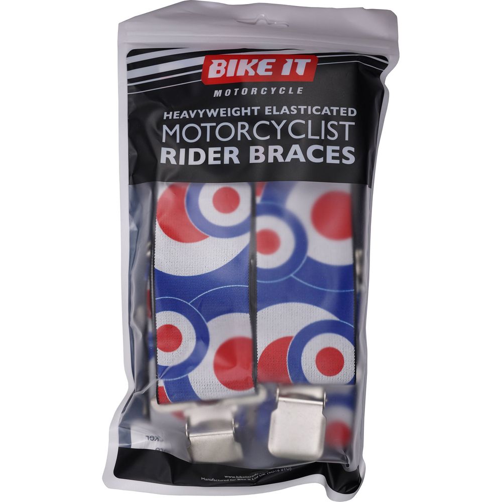 Bike It Rider Braces - MOD/RAF Roundel FREE 1 YEAR Returns, FREE UK Delivery | ThrottleChimp