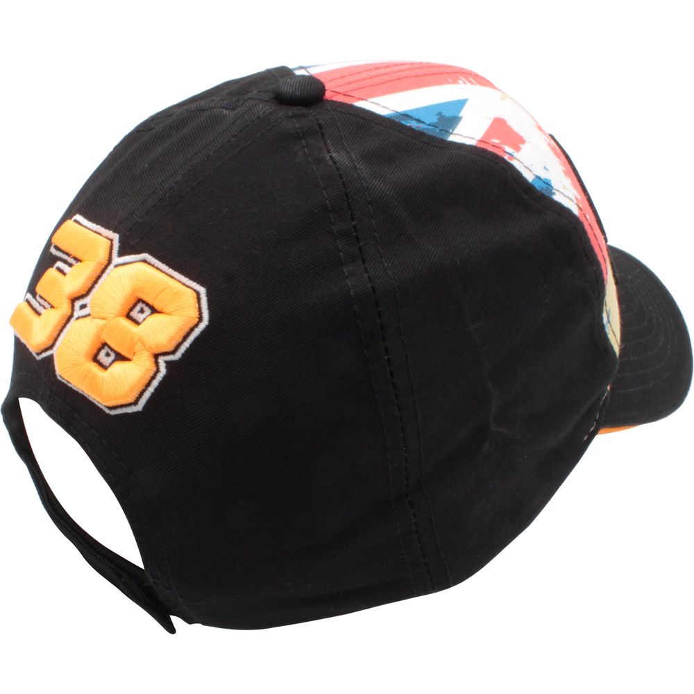 VR46 Bradley Smith 38 Paddock Universal Cap Black (Image 4) - ThrottleChimp