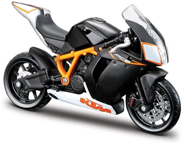 Bburago KTM 1190 RC8 R Orange / Black - 1:18 FREE 1 YEAR Returns, FREE UK Delivery | ThrottleChimp